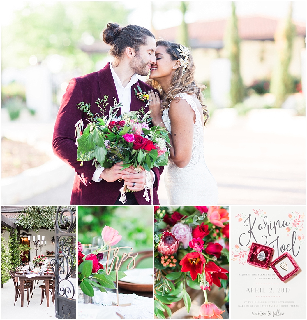 A Modern Luxury Spanish Villa Wedding Inspiration Shoot at Garden Grove Wedding Venue in Buda Austin Texas by Allison Jeffers Wedding Photography 0101