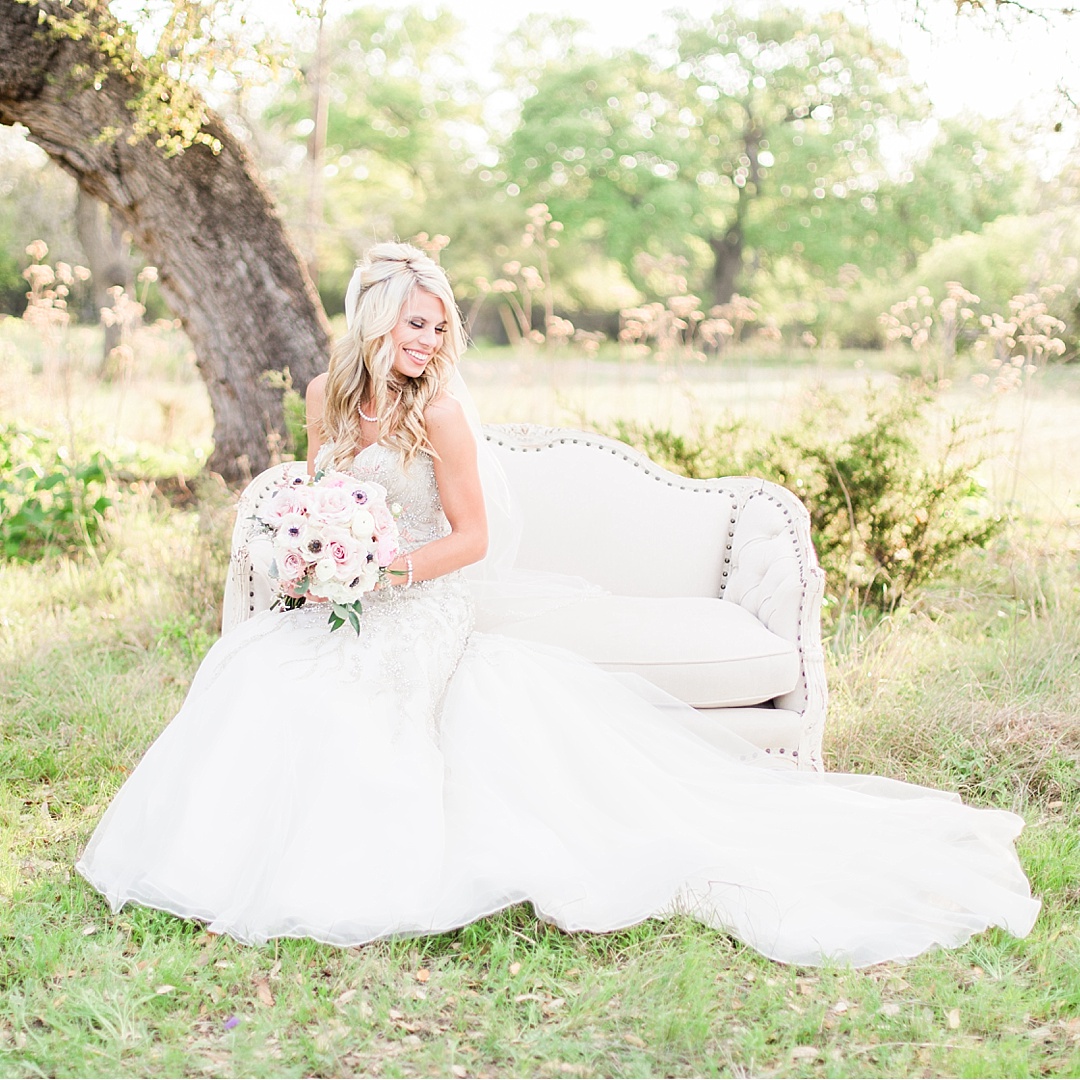A Spring Bridal Session at Eagle Dancer Ranch Venue in Boerne Texas by Allison Jeffers Wedding Photography 0042