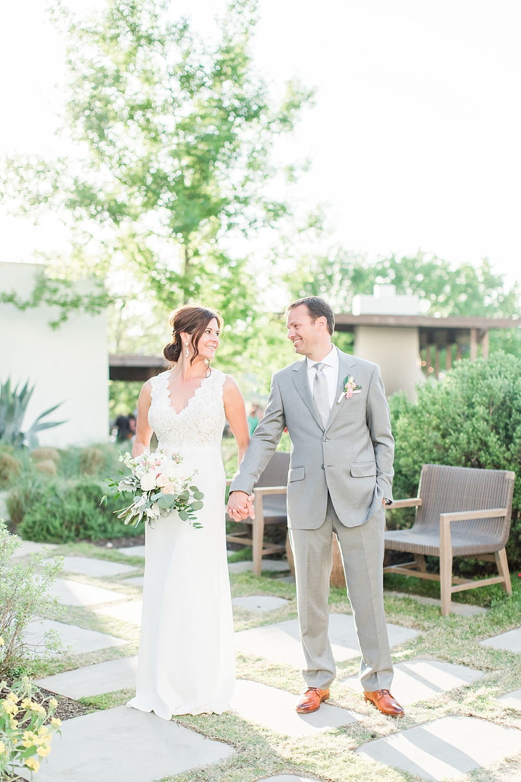 A Classic Minimalist Blush and gold greenery wedding at La Cantera Resort and Spa in San Antonio Texas 0085