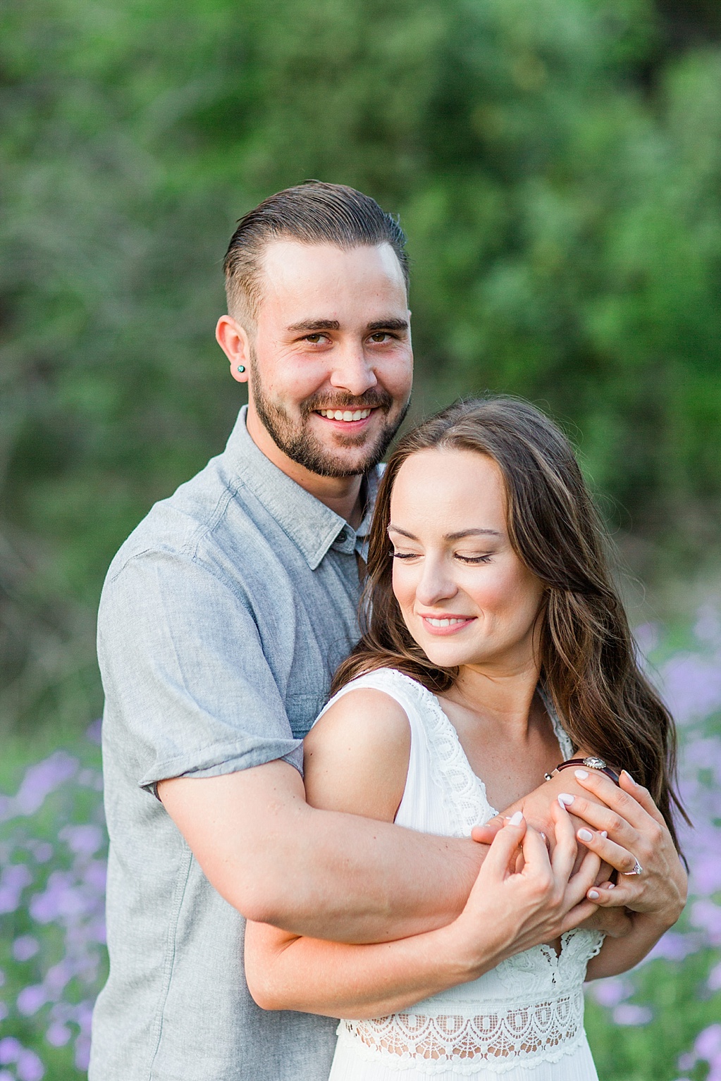 Spring Hill Country Engagement session with kid in Medina Texas 0020