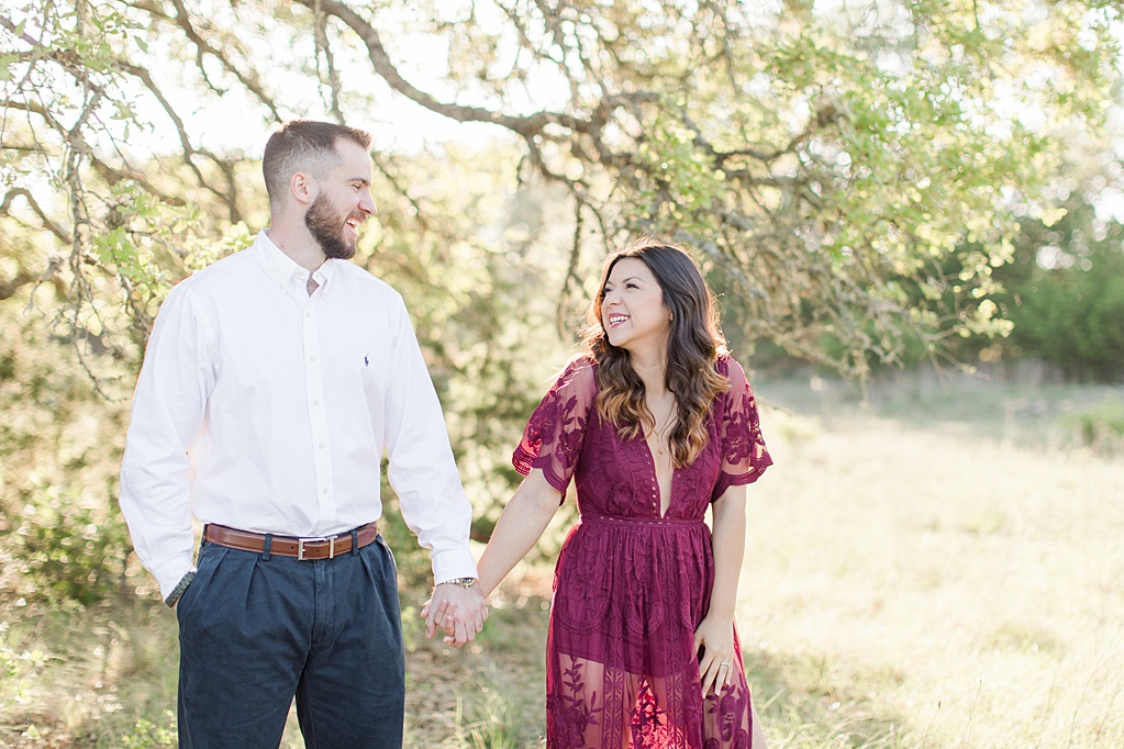 Eagle Dancer Ranch Engagement Photo Session in Boerne, Texas by Allison Jeffers Photography 