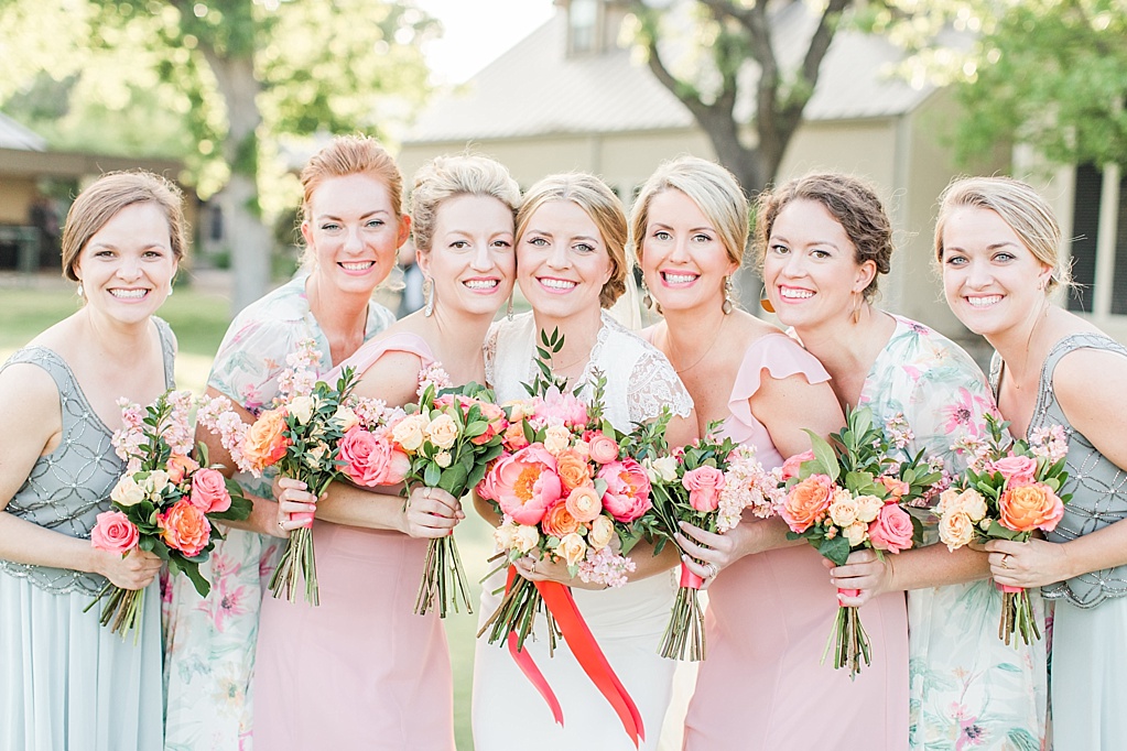 A floral watercolor spring wedding at The Riverhill Mansion and Country Club in Kerrville Texas by Allison Jeffers Wedding Photography 0062