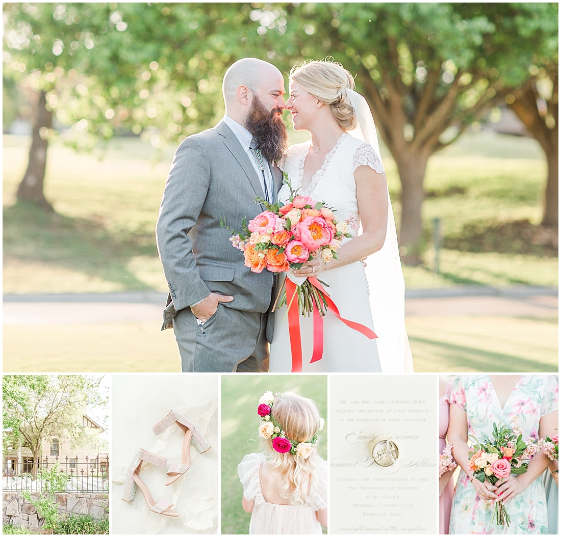 A floral watercolor spring wedding at The Riverhill Mansion and Country Club in Kerrville Texas by Allison Jeffers Wedding Photography 0118