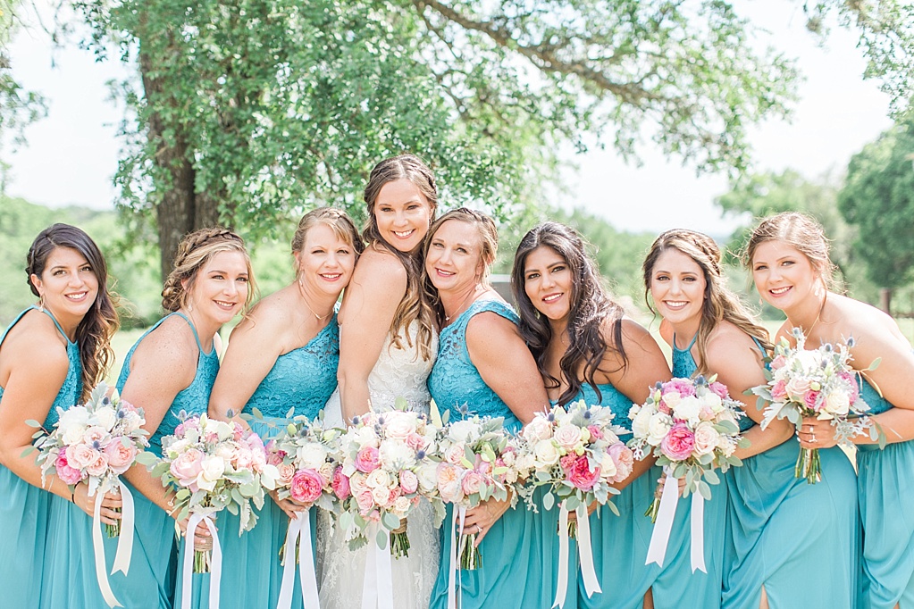 A pink and teal Summer wedding at CW Hill Country Ranch 0013