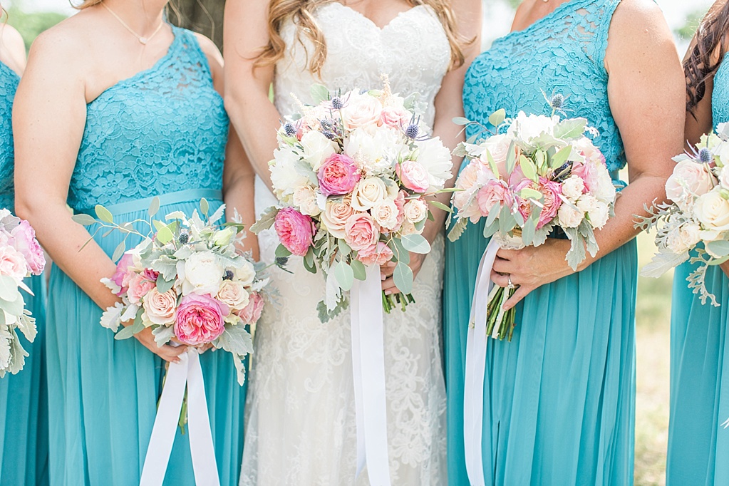A pink and teal Summer wedding at CW Hill Country Ranch 0020