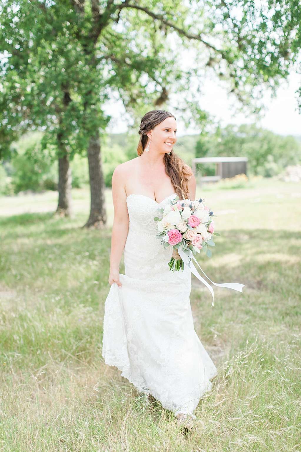 A pink and teal Summer wedding at CW Hill Country Ranch 0030