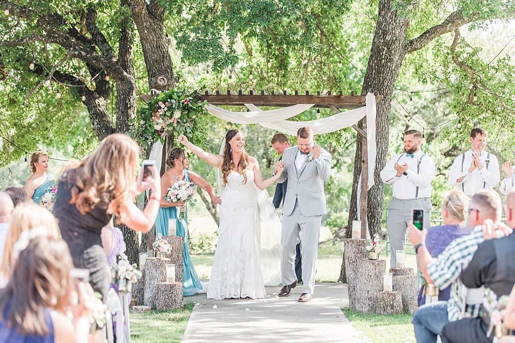 A pink and teal Summer wedding at CW Hill Country Ranch 0058