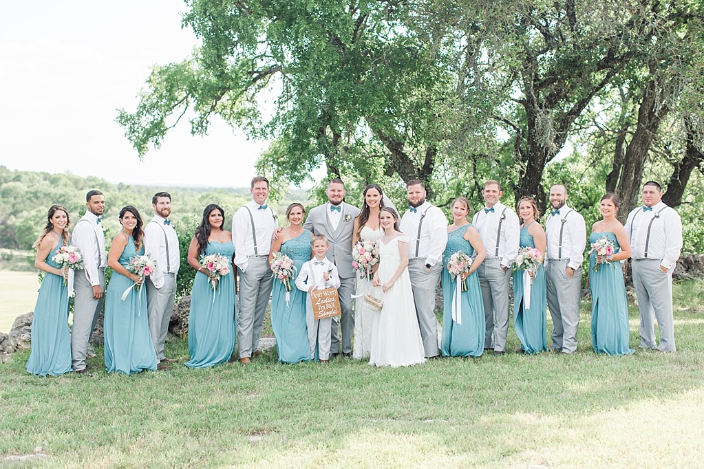 A pink and teal Summer wedding at CW Hill Country Ranch 0063
