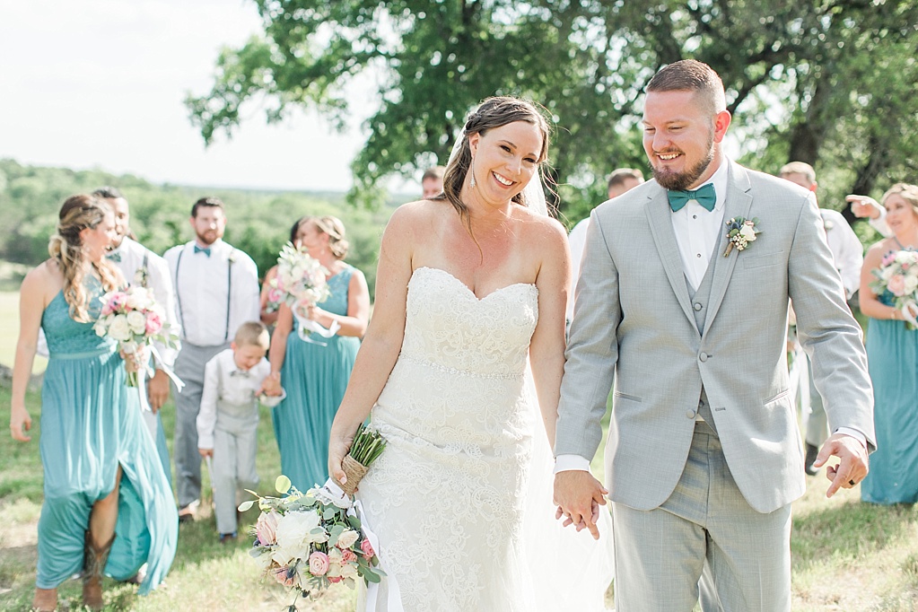 A pink and teal Summer wedding at CW Hill Country Ranch 0066