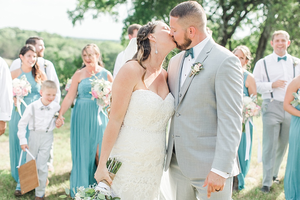 A pink and teal Summer wedding at CW Hill Country Ranch 0067
