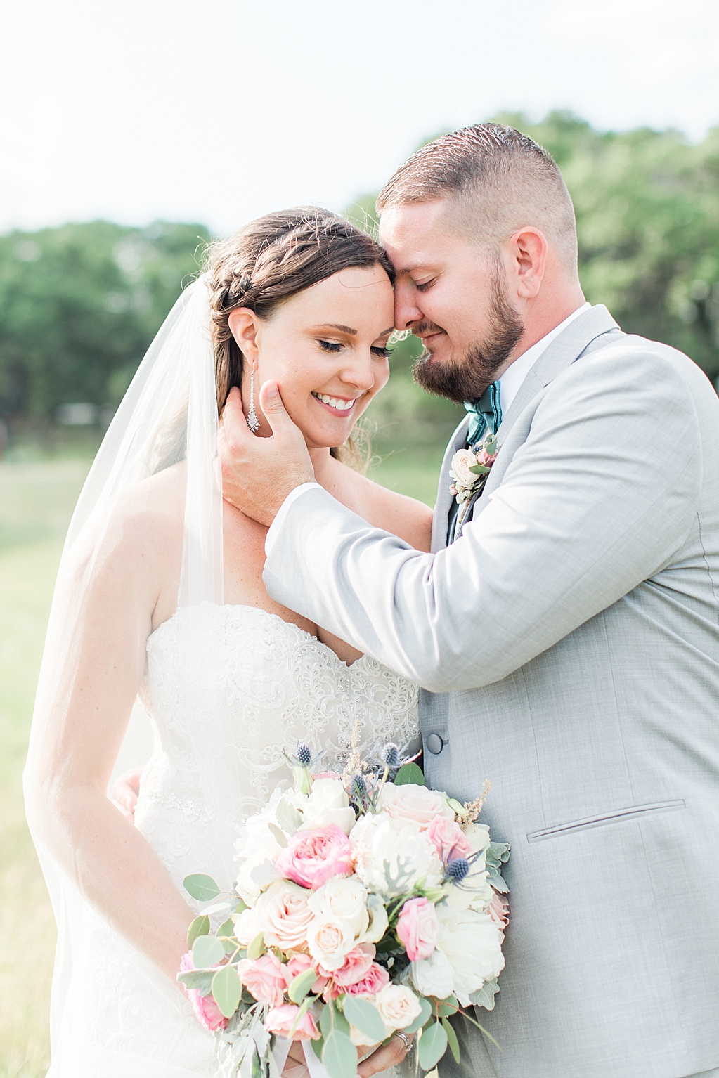 A pink and teal Summer wedding at CW Hill Country Ranch 0074
