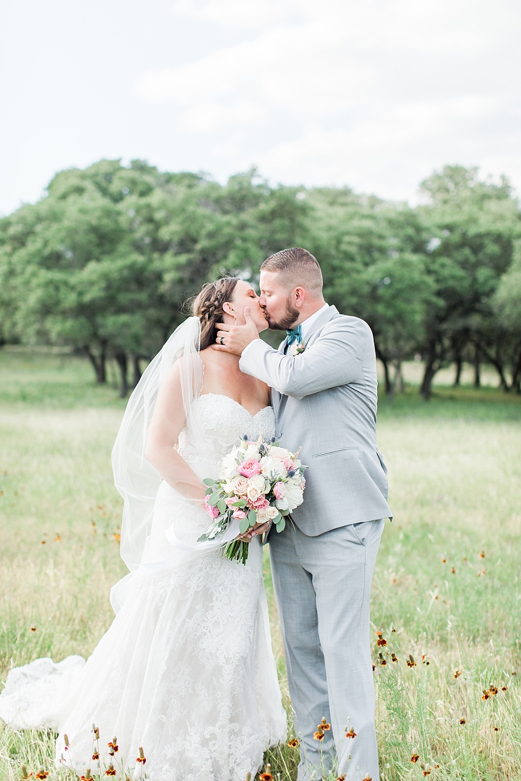 A pink and teal Summer wedding at CW Hill Country Ranch 0075