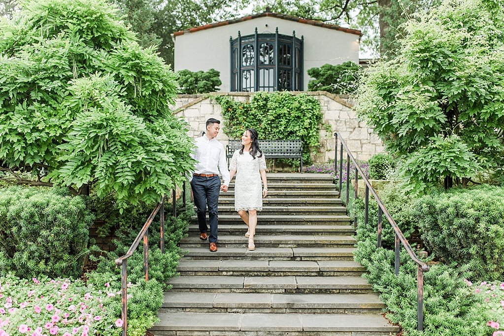 An Elegant Spring Engagement Session at the Dallas Arboretum and Botanical Gardens by Allison Jeffers Wedding Photography 0004