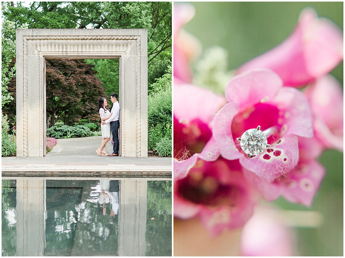 An Elegant Spring Engagement Session at the Dallas Arboretum and Botanical Gardens by Allison Jeffers Wedding Photography 0008