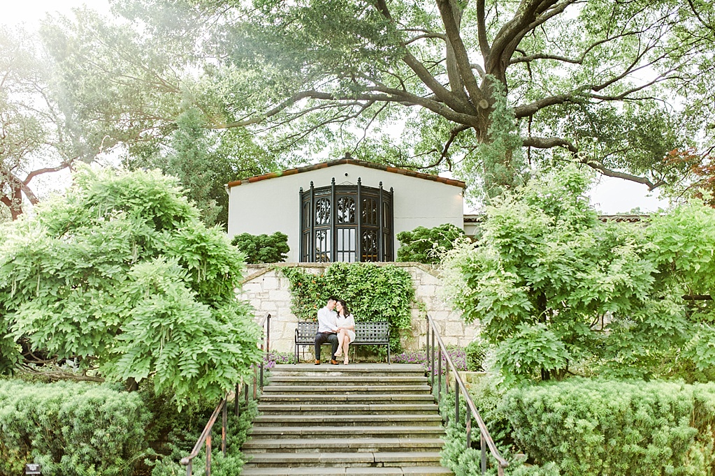 An Elegant Spring Engagement Session at the Dallas Arboretum and Botanical Gardens by Allison Jeffers Wedding Photography 0010