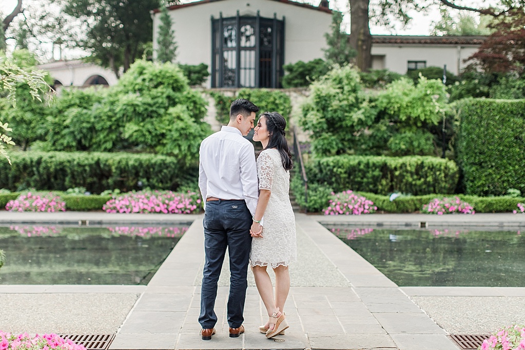 An Elegant Spring Engagement Session at the Dallas Arboretum and Botanical Gardens by Allison Jeffers Wedding Photography 0013