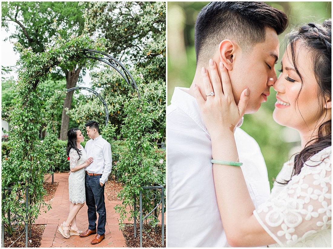 An Elegant Spring Engagement Session at the Dallas Arboretum and Botanical Gardens by Allison Jeffers Wedding Photography 0015