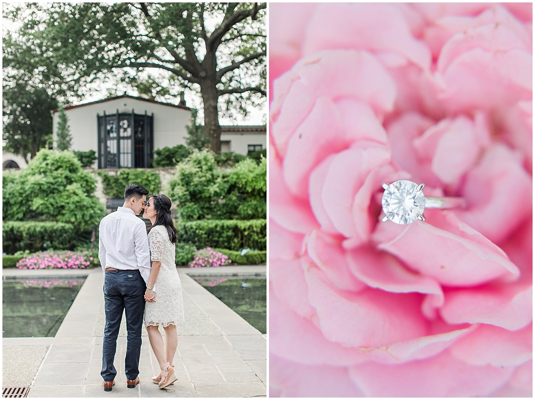 An Elegant Spring Engagement Session at the Dallas Arboretum and Botanical Gardens by Allison Jeffers Wedding Photography 0024
