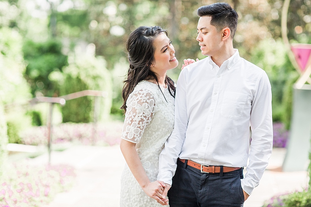 An Elegant Spring Engagement Session at the Dallas Arboretum and Botanical Gardens by Allison Jeffers Wedding Photography 0032