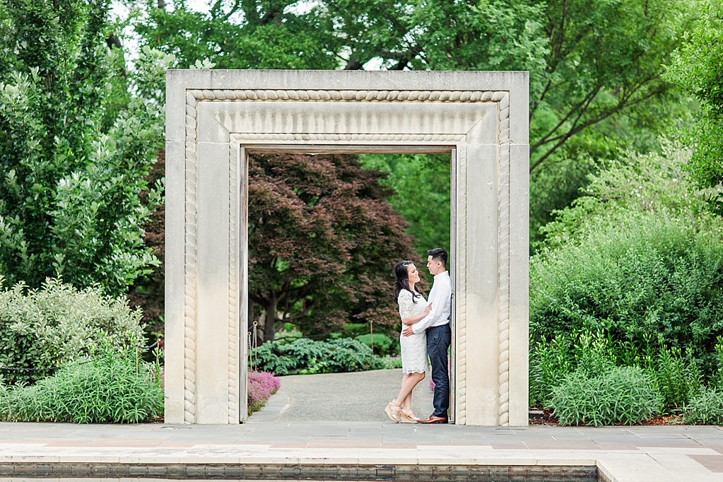 An Elegant Spring Engagement Session at the Dallas Arboretum and Botanical Gardens by Allison Jeffers Wedding Photography 0036