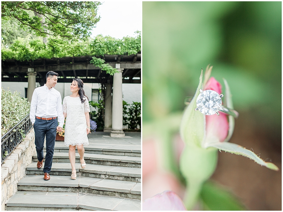 An Elegant Spring Engagement Session at the Dallas Arboretum and Botanical Gardens by Allison Jeffers Wedding Photography 0049
