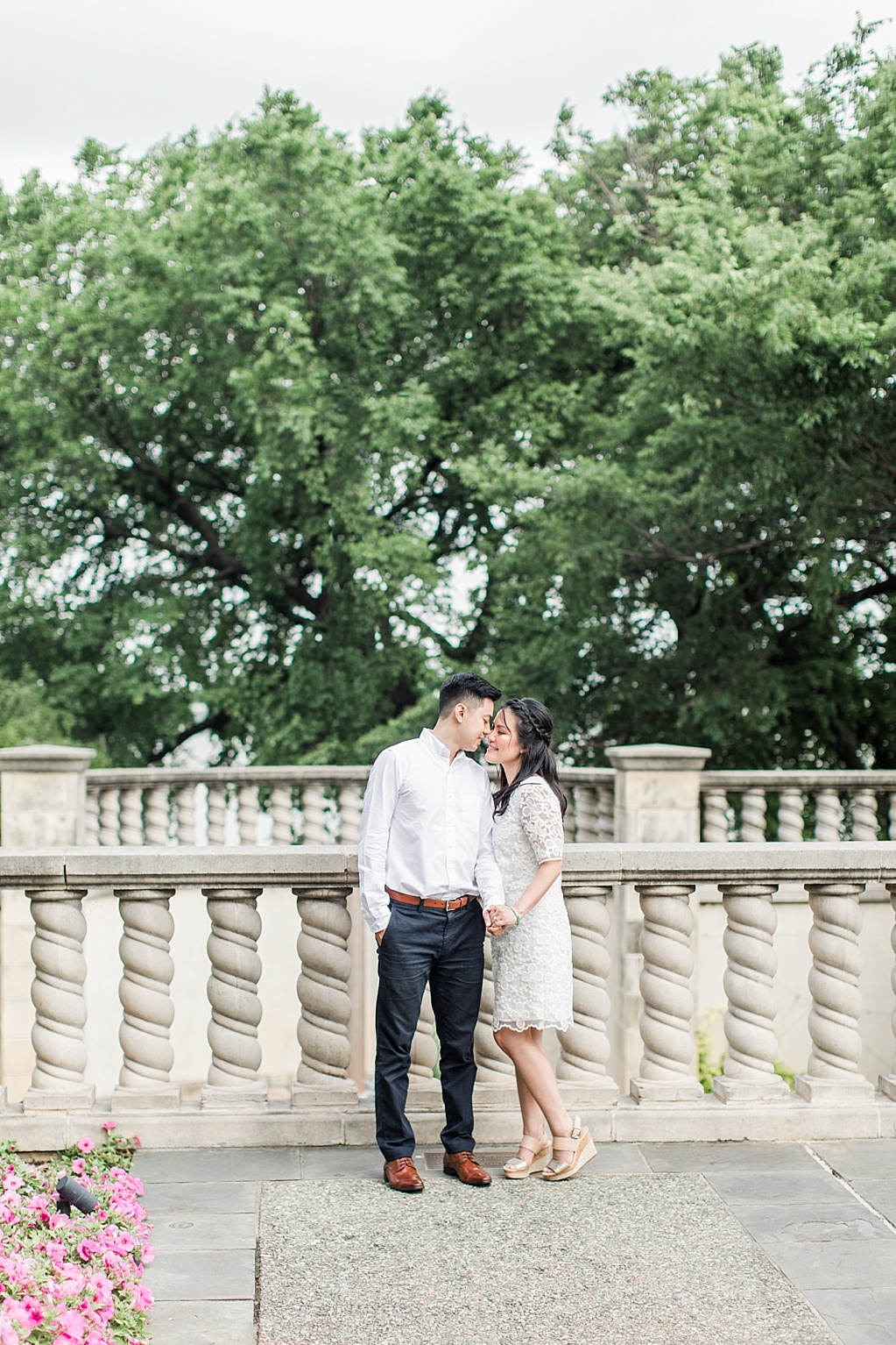 An Elegant Spring Engagement Session at the Dallas Arboretum and Botanical Gardens by Allison Jeffers Wedding Photography 0053