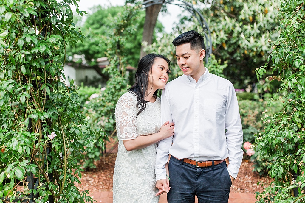 An Elegant Spring Engagement Session at the Dallas Arboretum and Botanical Gardens by Allison Jeffers Wedding Photography 0054