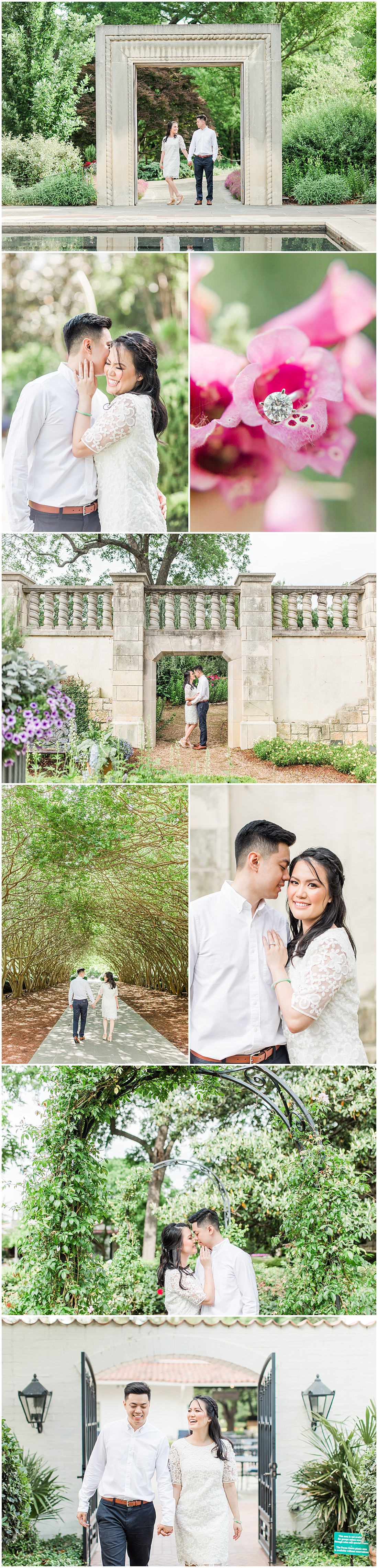 An Elegant Spring Engagement Session at the Dallas Arboretum and Botanical Gardens by Allison Jeffers Wedding Photography 0061
