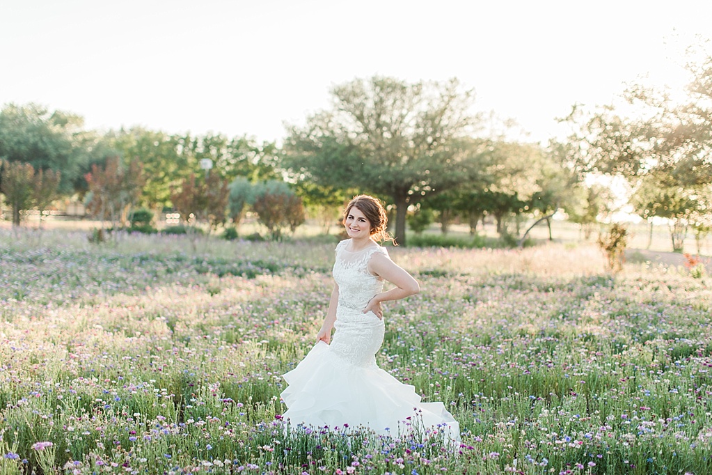A Spring Bridal Session at The Wildseed Farm in Fredericksburg Texas on Highway 290 by Allison Jeffers Photography 0012