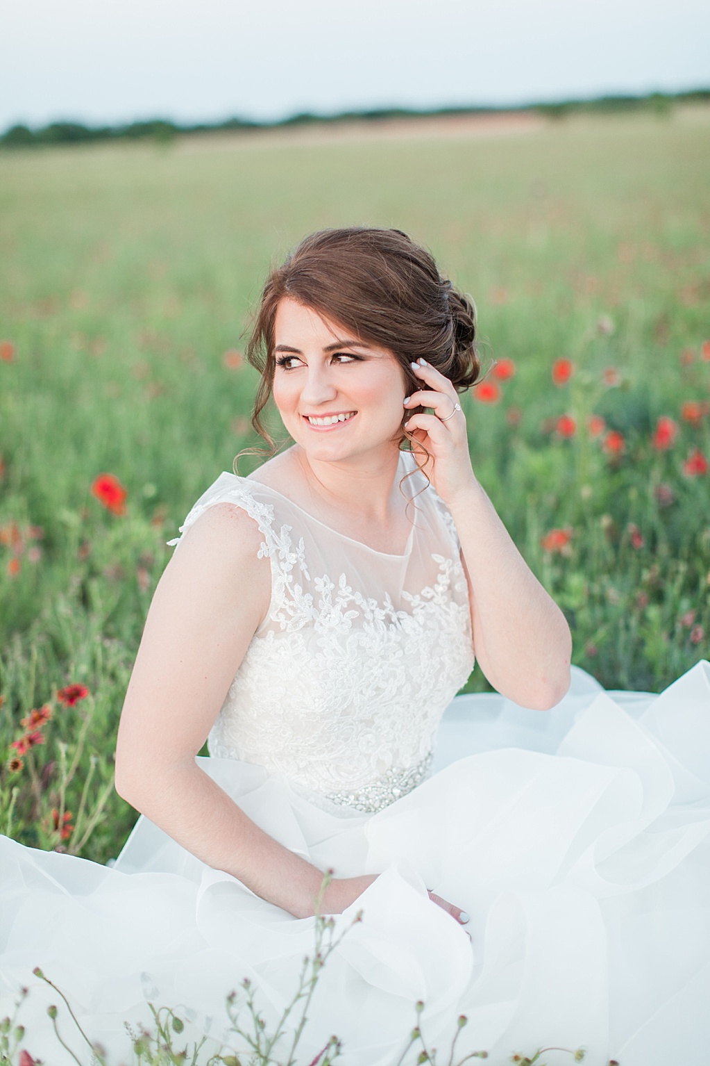 A Spring Bridal Session at The Wildseed Farm in Fredericksburg Texas on Highway 290 by Allison Jeffers Photography 0018