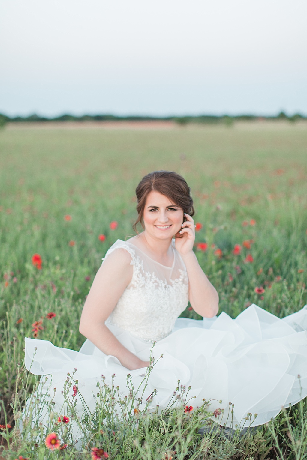 A Spring Bridal Session at The Wildseed Farm in Fredericksburg Texas on Highway 290 by Allison Jeffers Photography 0023
