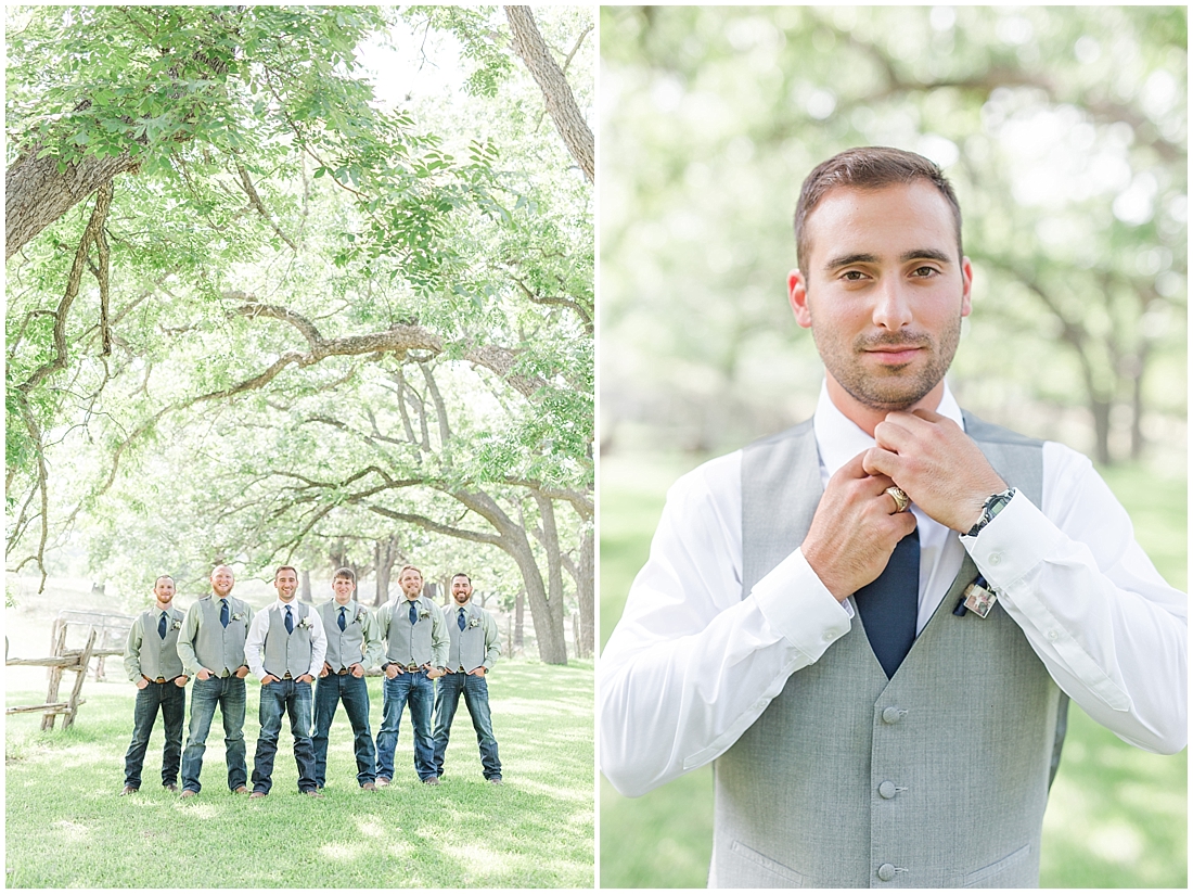 A fun summer wedding at Don Strange Ranch in Boerne Texas by Allison Jeffers Photography 0028