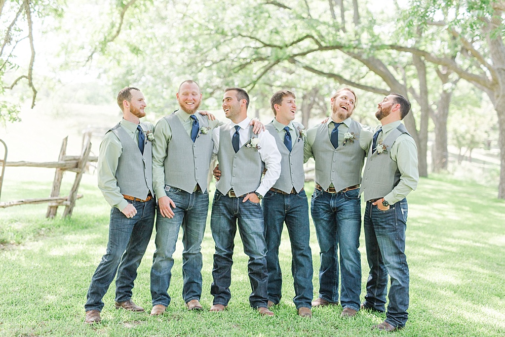 A fun summer wedding at Don Strange Ranch in Boerne Texas by Allison Jeffers Photography 0029