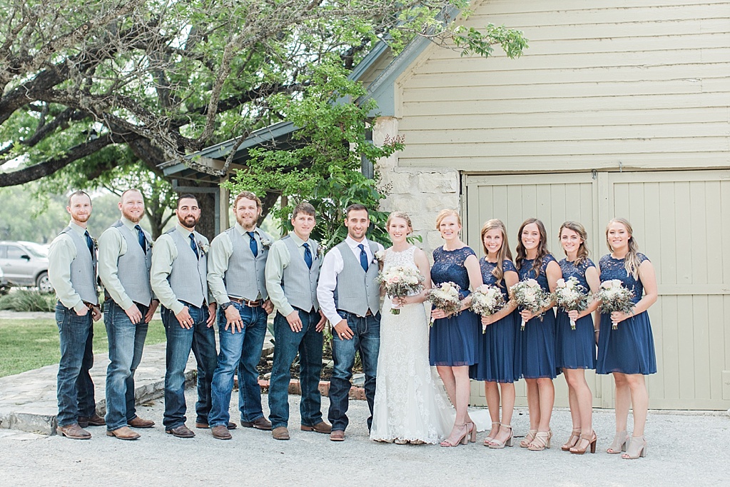 A fun summer wedding at Don Strange Ranch in Boerne Texas by Allison Jeffers Photography 0034