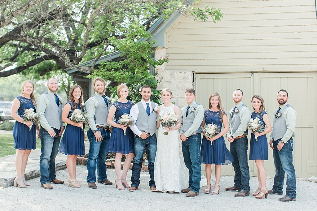 A fun summer wedding at Don Strange Ranch in Boerne Texas by Allison Jeffers Photography 0035