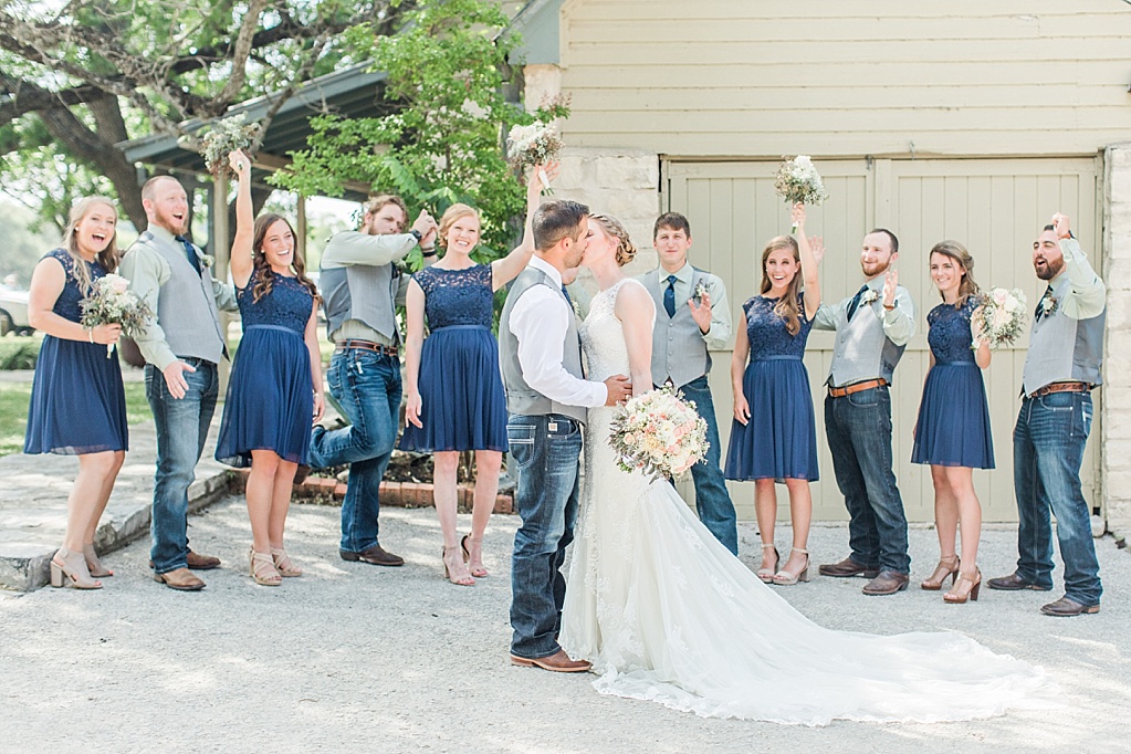 A fun summer wedding at Don Strange Ranch in Boerne Texas by Allison Jeffers Photography 0036