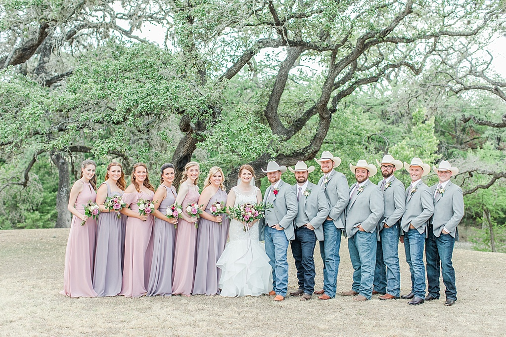 A misty purple and dusty rose Summer Wedding at Sisterdale Dancehall in Boerne Texas 0036