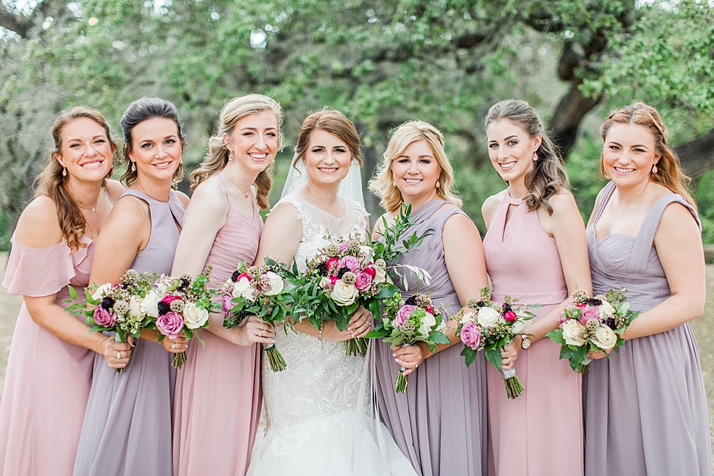 A misty purple and dusty rose Summer Wedding at Sisterdale Dancehall in Boerne Texas 0037