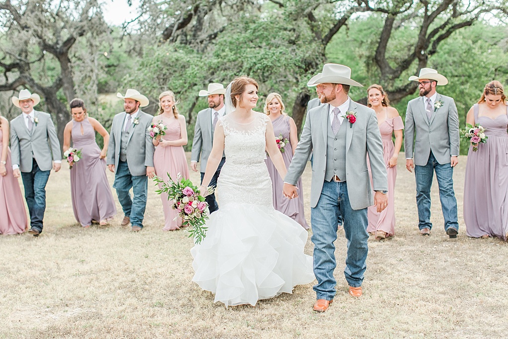 A misty purple and dusty rose Summer Wedding at Sisterdale Dancehall in Boerne Texas 0044