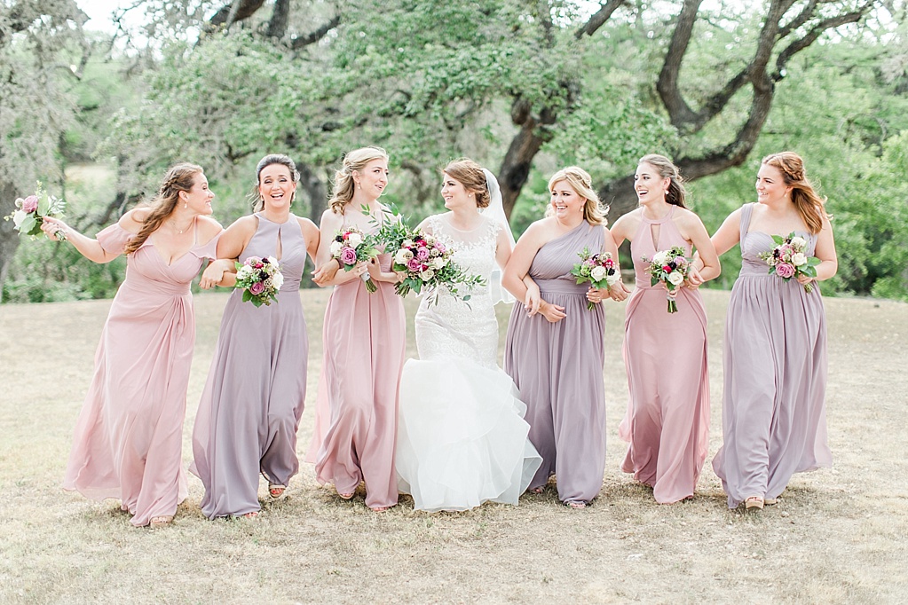 A misty purple and dusty rose Summer Wedding at Sisterdale Dancehall in Boerne Texas 0051
