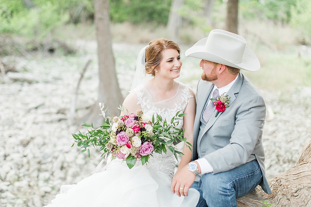 A misty purple and dusty rose Summer Wedding at Sisterdale Dancehall in Boerne Texas 0075