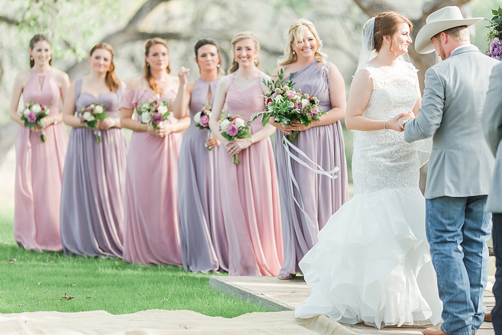 A misty purple and dusty rose Summer Wedding at Sisterdale Dancehall in Boerne Texas 0102