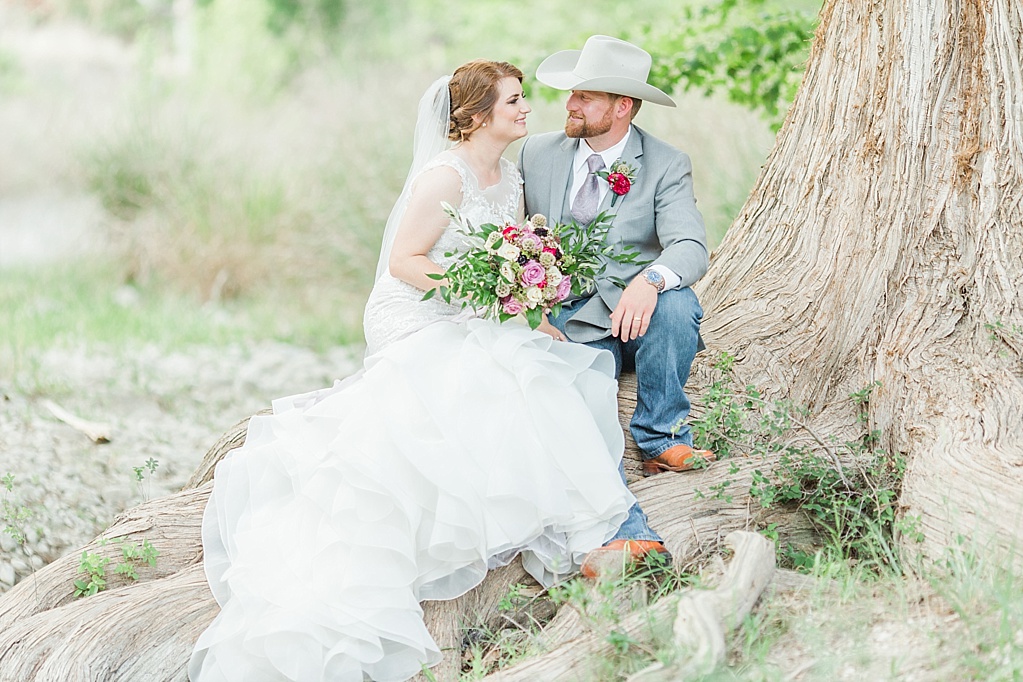 A misty purple and dusty rose Summer Wedding at Sisterdale Dancehall in Boerne Texas 0108