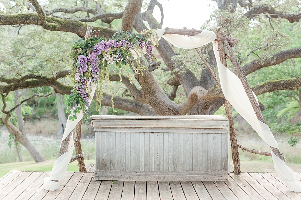 A misty purple and dusty rose Summer Wedding at Sisterdale Dancehall in Boerne Texas 0111