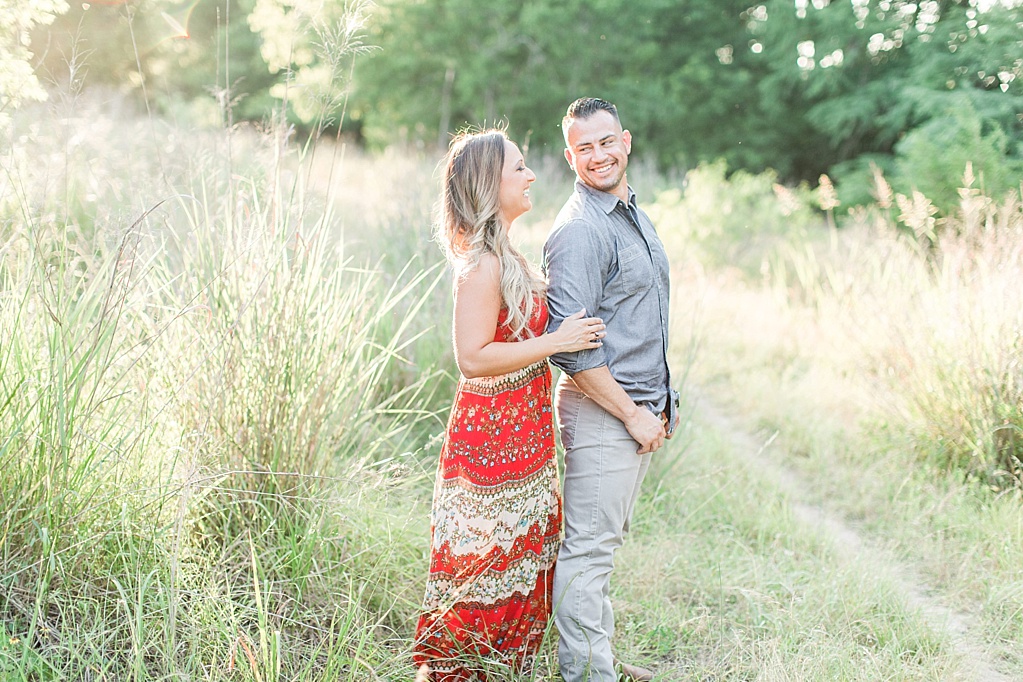 summer engagement photos at Cibolo Nature Center in Boerne, Texas 0003