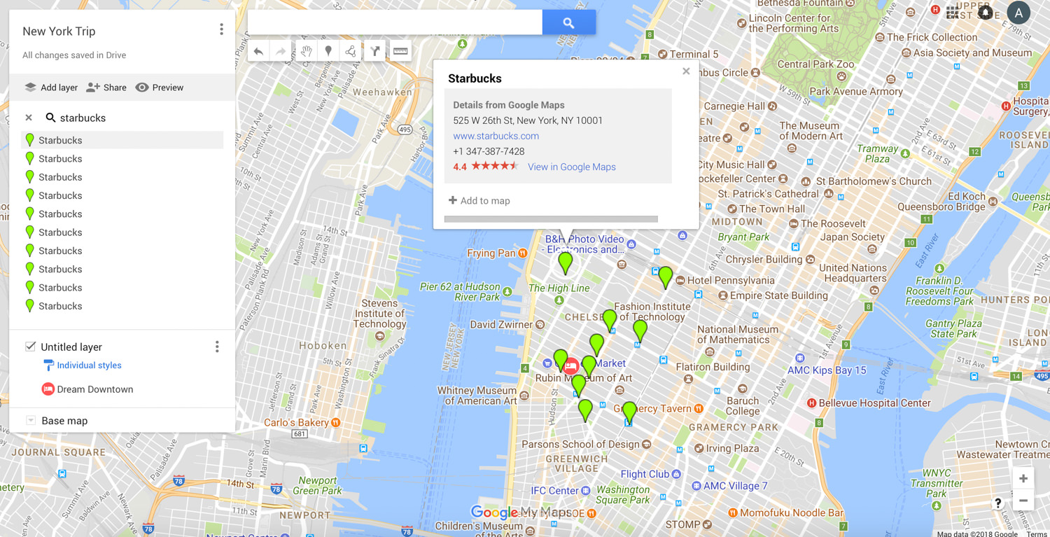 how to create a custom travel map with google maps my maps 16