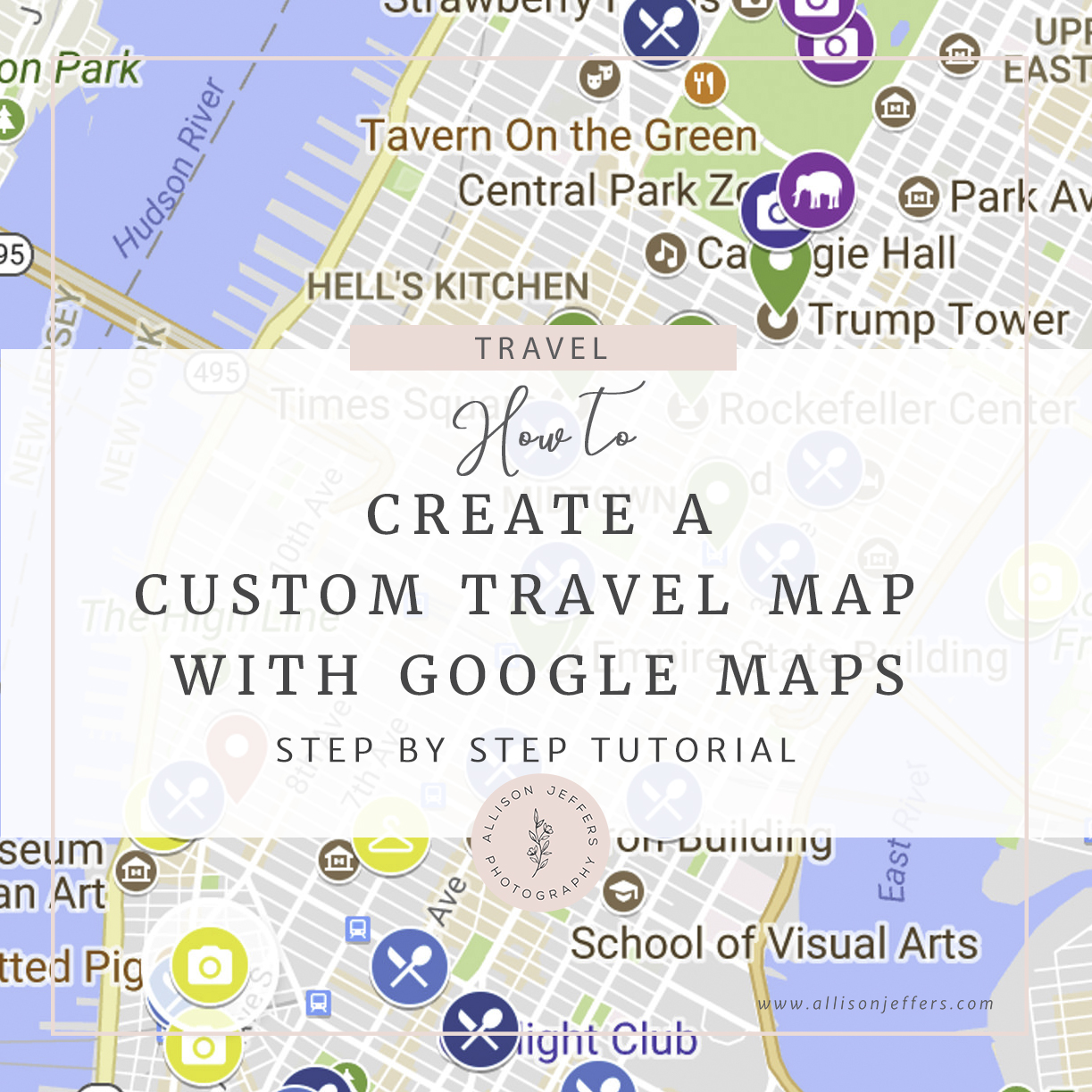 create google travel map