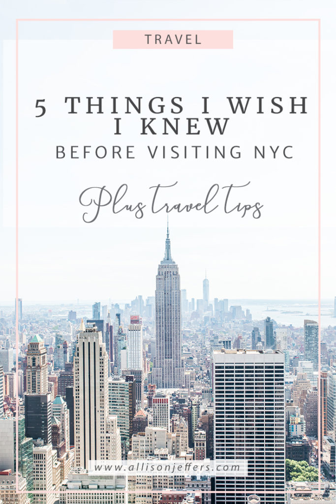 new york city travel tips