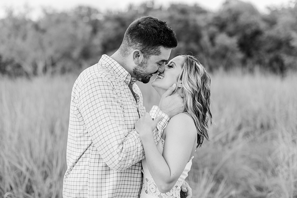 summer Boerne engagement photos at cibolo nature center with white lulus dress 0031