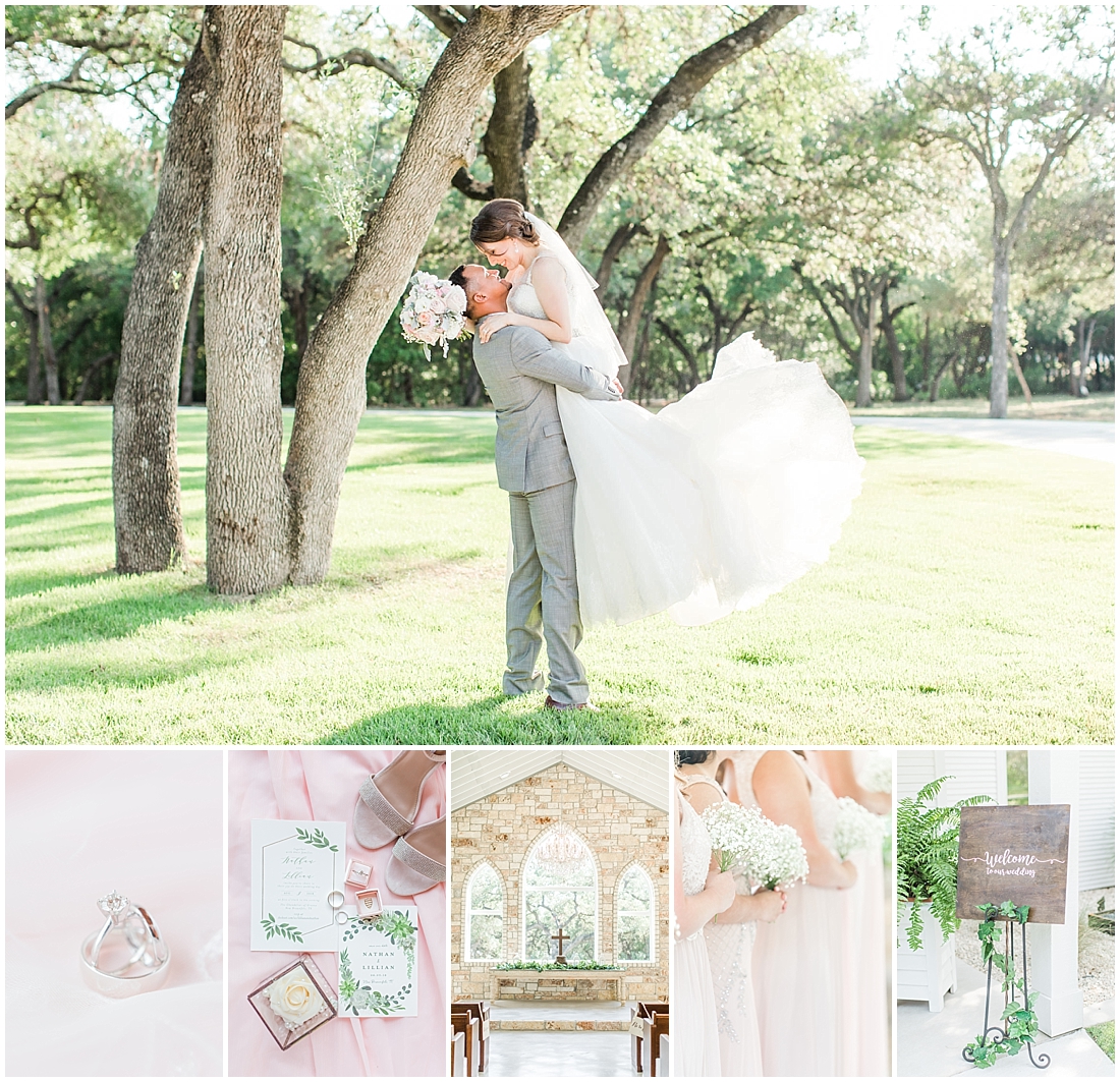 A Blush Vintage Summer Wedding at The Chandelier of Gruene in New Braunfels Texas by Allison Jeffers Photography 0169
